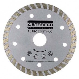 Disco Diamantado Turbo Contínuo 7" Starfer